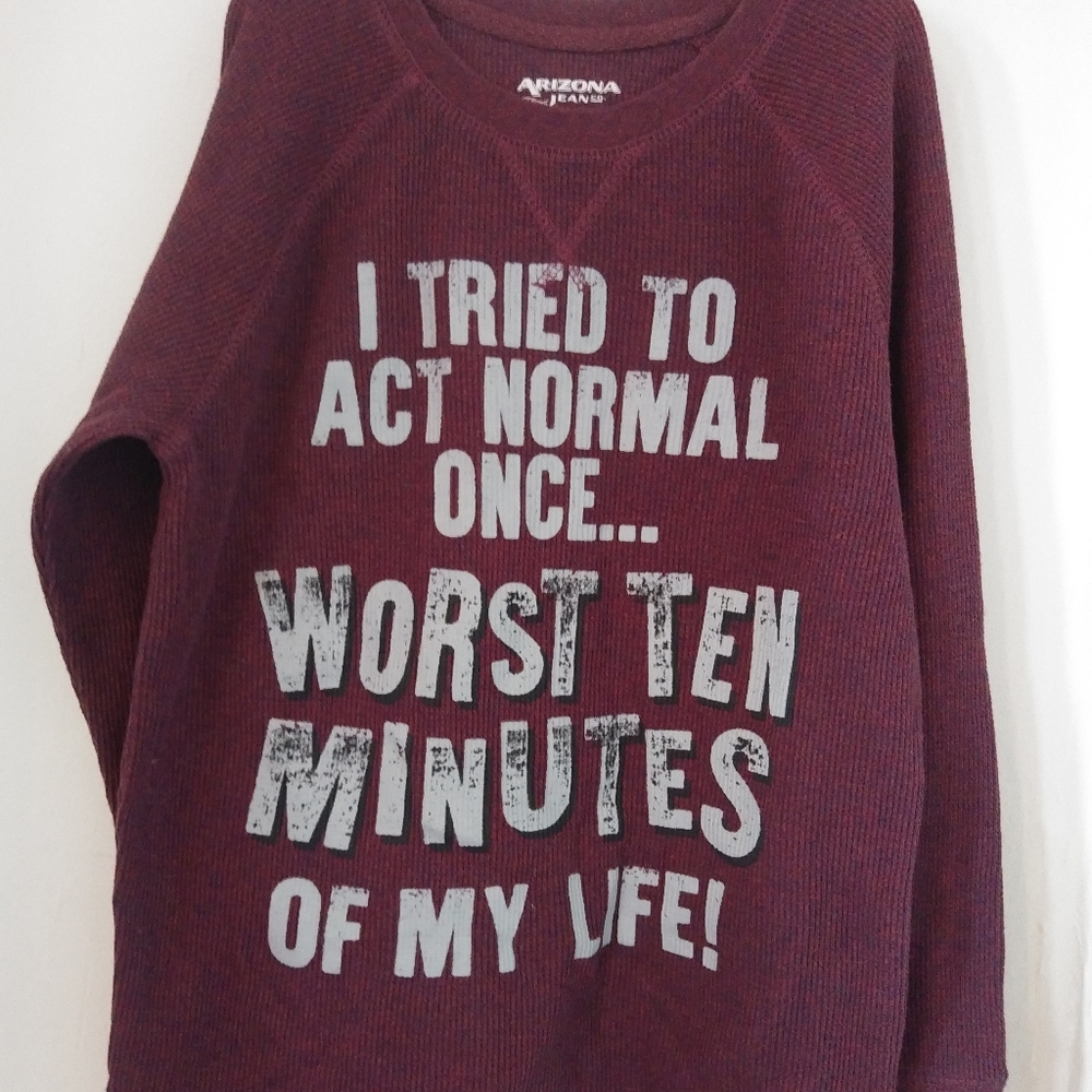 Funny saying Thermal Top Youth 10/12